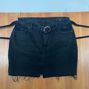 All Saints Denim Skirt